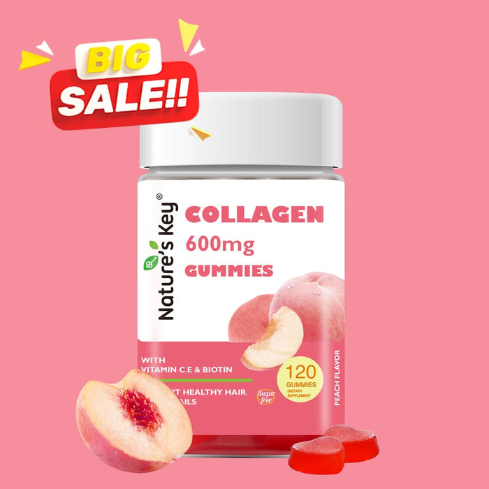 【BIG SALE】Collagen Gummies 120 Count with Vitamins C, and E