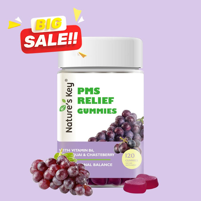 【BIG SALE】PMS Relief Gummies 120 Count with Vitamins B6