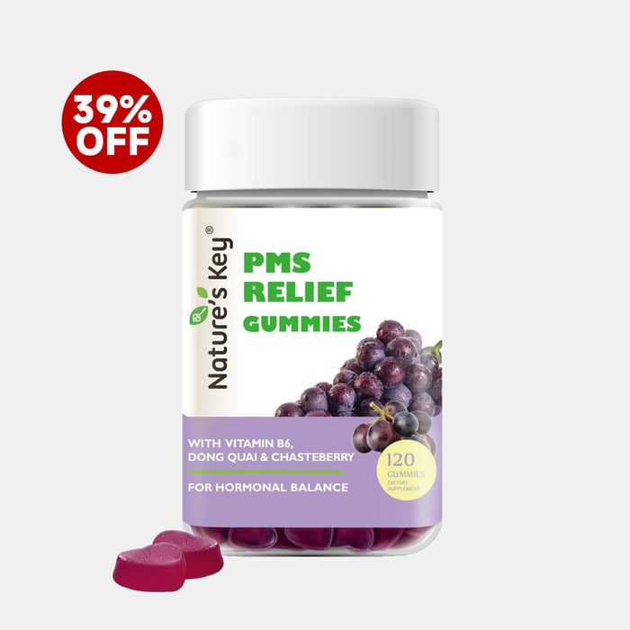 PMS Relief Gummies 120 Count with Vitamins B6