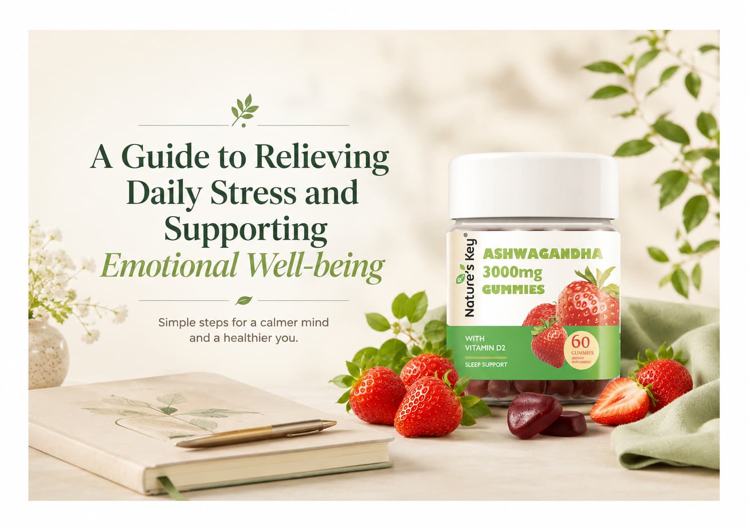 Ashwagandha Gummies for Daily Stress &amp; Mood Support: A Simple Wellness Guide