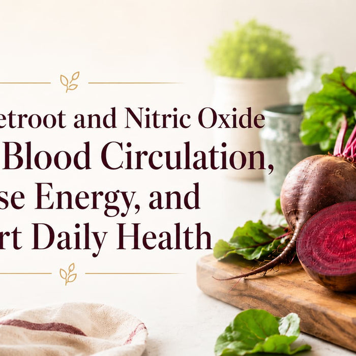 How Beetroot and Nitric Oxide Boost Blood Circulation, Increase Energy, and Support Daily Health