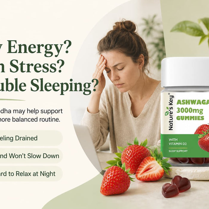 Feeling Tired, Stressed, or Restless? How Ashwagandha Supports Daily Calm &amp; Balance