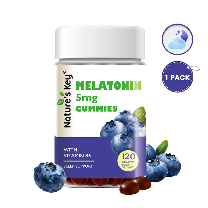 Melatonin Gummies 120 Count with Vitamin B6