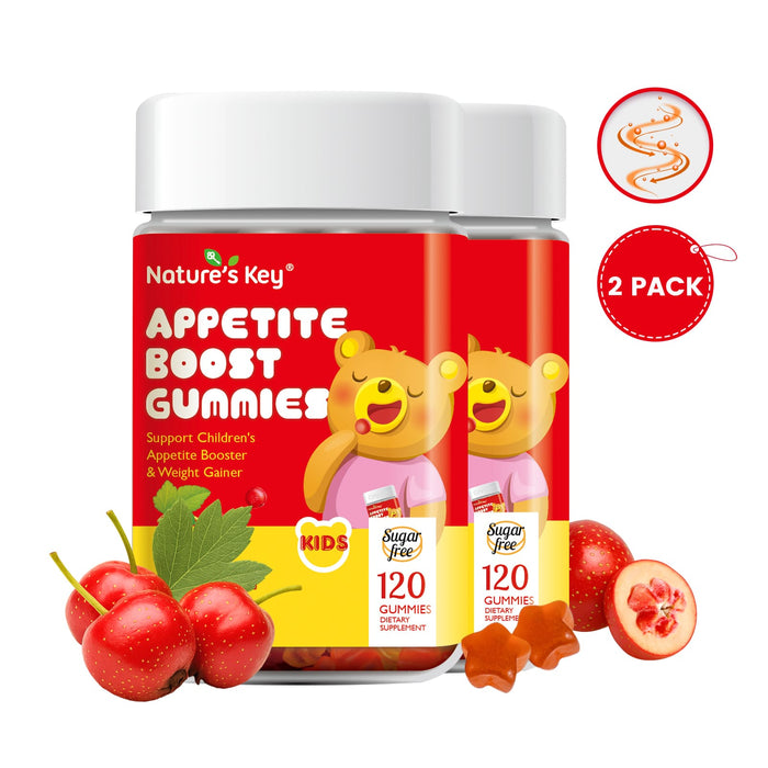Appetite Booster Gummies Sugar Free 120 Count, Suitable for All Ages
