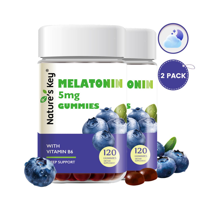 Melatonin Gummies 120 Count with Vitamin B6