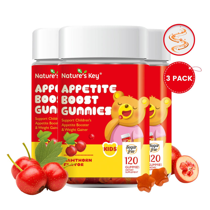 Appetite Booster Gummies Sugar Free 120 Count, Suitable for All Ages