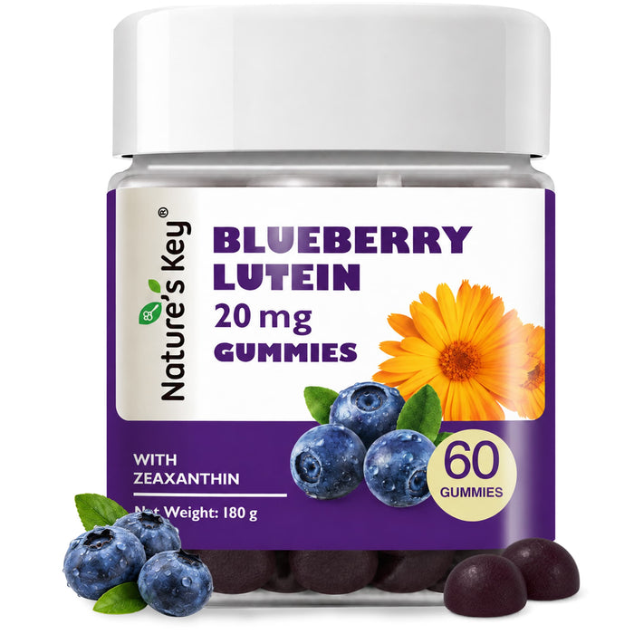 Lutein Gummies 60 Count with Vitamin A Blueberry