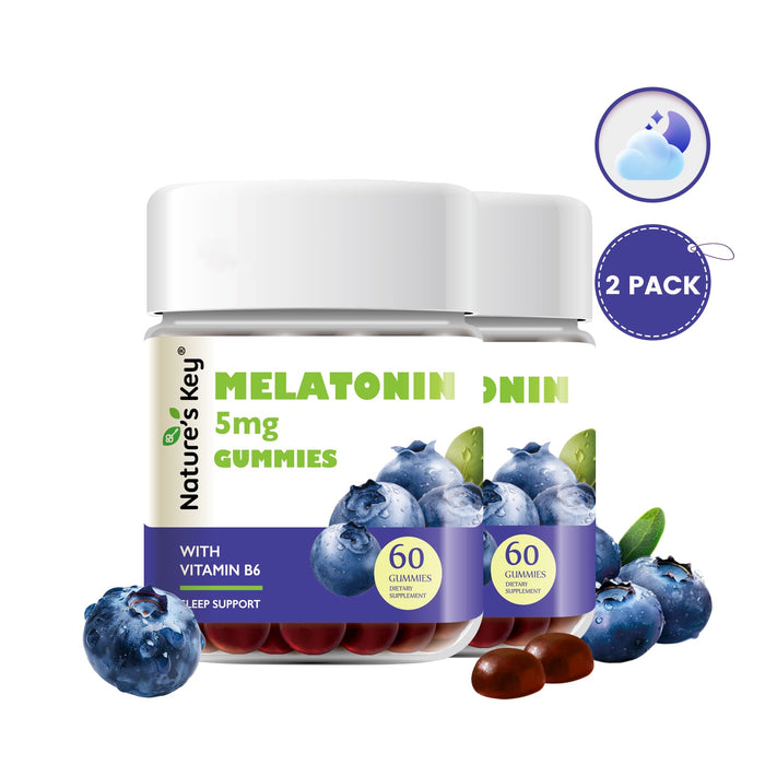 Melatonin Gummies 60 Count with Vitamin B6