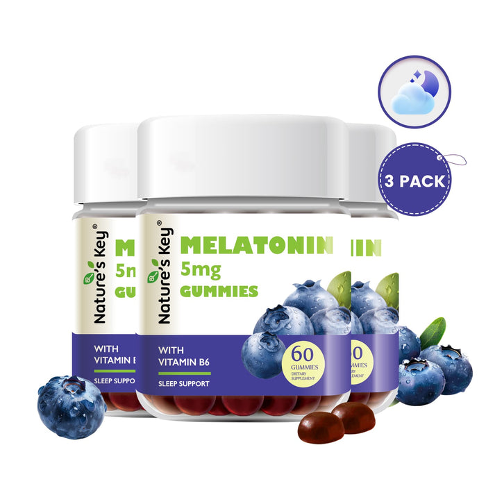 Melatonin Gummies 60 Count with Vitamin B6