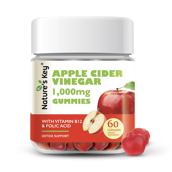 Apple Cider Vinegar Gummies 60 Count with Vitamin B6 B12