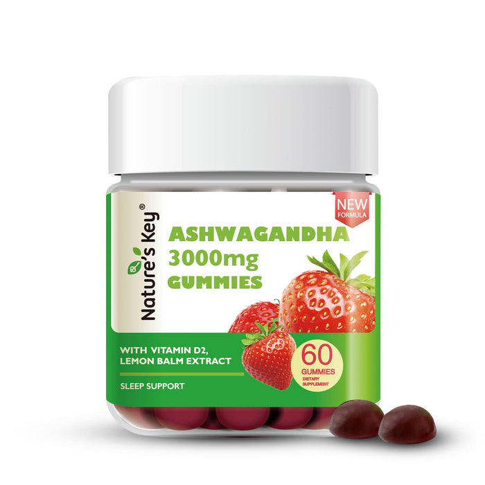 Ashwagandha Gummies 60 Count with Vitamin D2