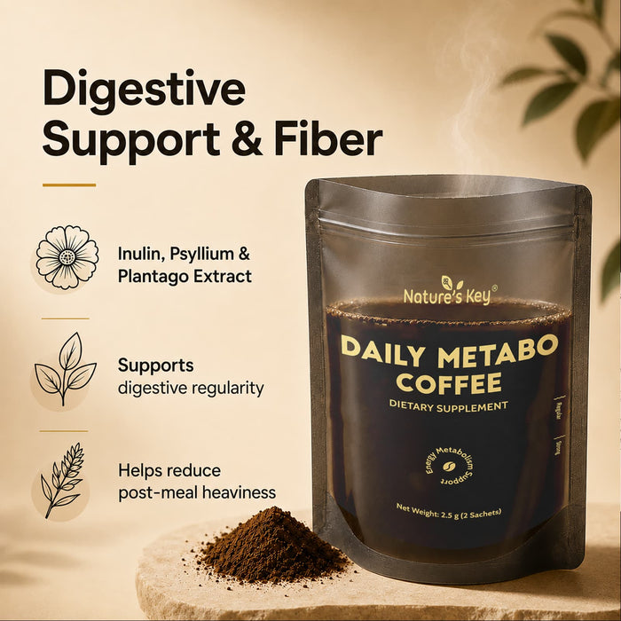 Nature's Key Daily Metabolism Coffee Instant Energy Support