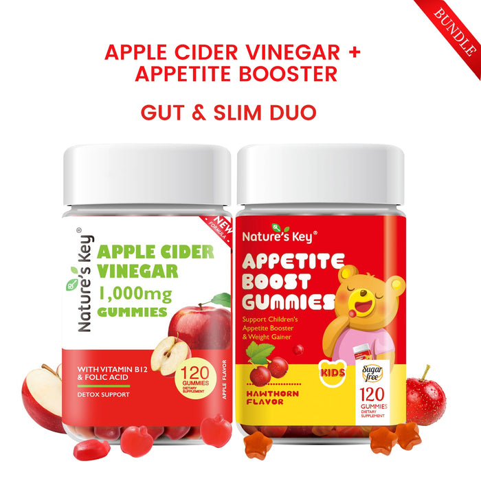 ACV + Appetite Booster Gummies Bundle Balanced Appetite & Digestive Wellness Support