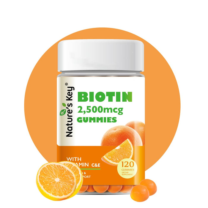 Enhance your beauty from within with Biotin Gummies, supporting healthy hair, skin, and nails naturally.