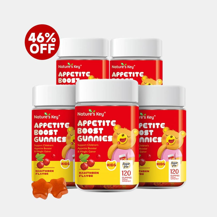 Nature's Key Appetite Boost Gummies packaging with a 46% off