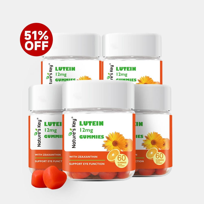 Nature's Way Lutein gummies packaging with a 51% off 