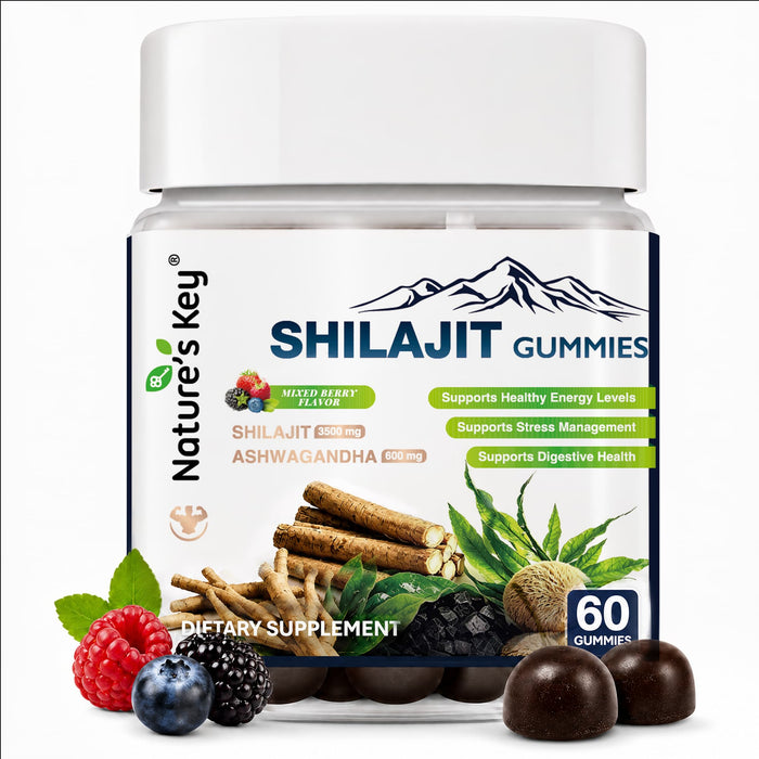 Nature’s Key Shilajit Oil-Infused Gummies（Coming Soon）