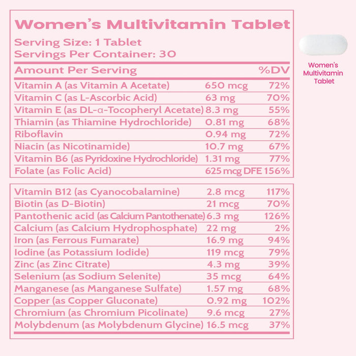 Reott Women's Daily Vitamin Packs with Collagen Peptide, PQQ, 4-IN-1 Multivitamins