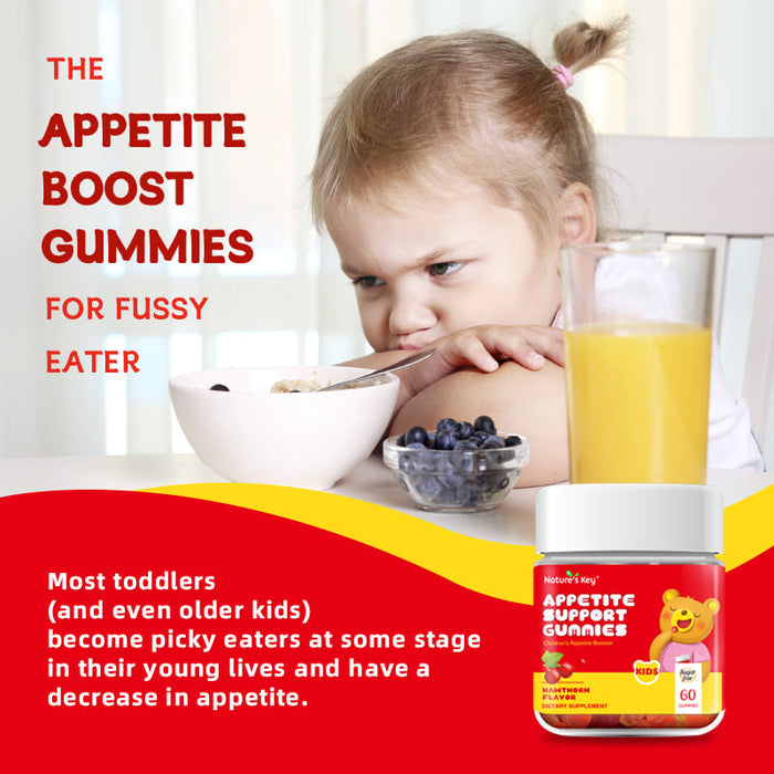 Appetite Booster Gummies Sugar Free 60 Count, Suitable for All Ages