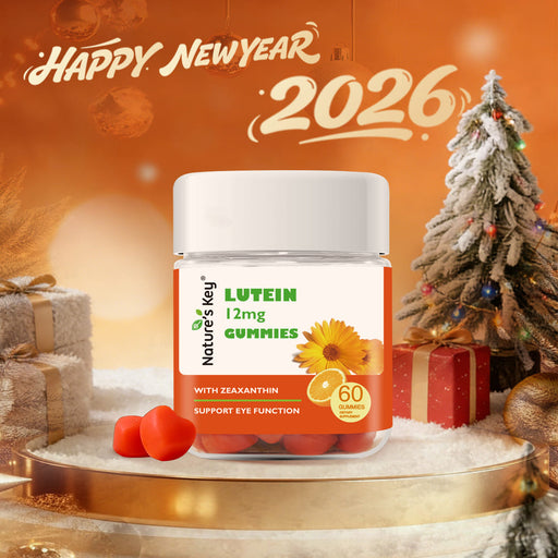Nature's Key Lutein gummies with Happy New Year 2026