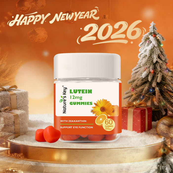 Nature's Key Lutein gummies with Happy New Year 2026