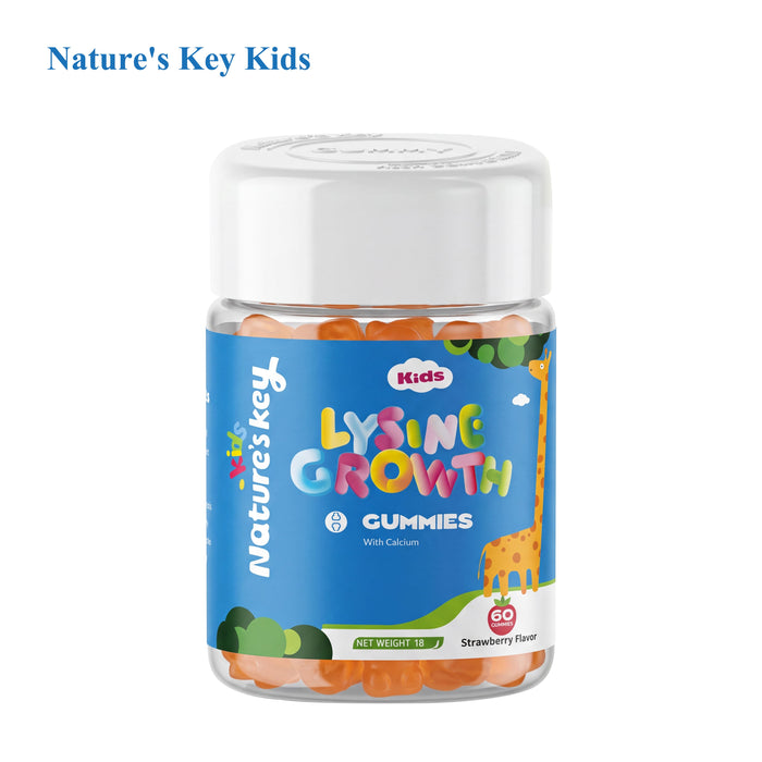 Nature's Key Kids LYSINE GROWTH GUMMIES 60 Count